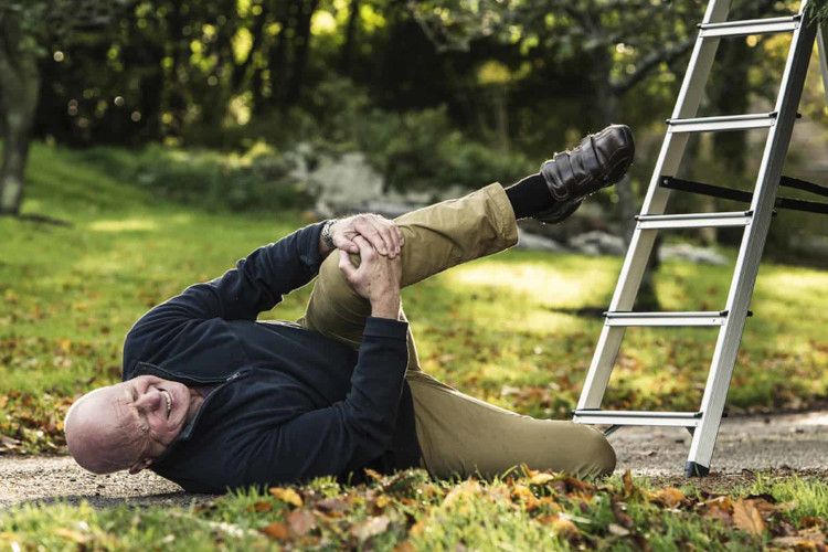 
While performing gutter maintenance, someone experiences a fall from a ladder in ulladulla.